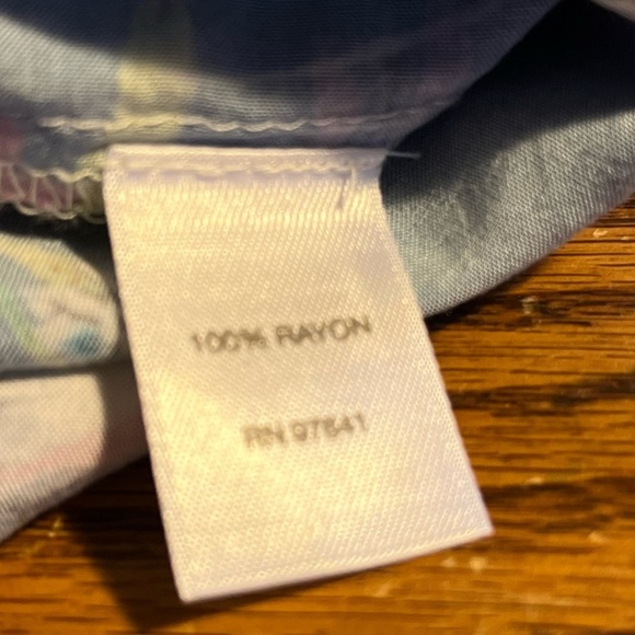 J.Jill Woman's Floral Print Pleated Summer A-Line Midi Dress Sz Lr - Picture 9 of 10